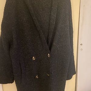 Zara knit jacket with hood🖤